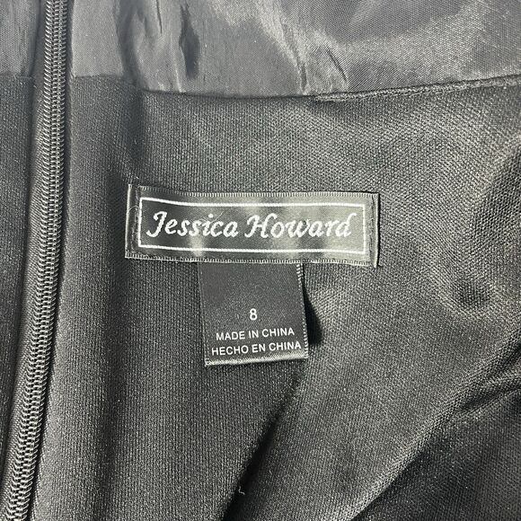 Beautiful Vintage Black JESSICA HOWARD -Audrey Hepburn Dress/8 Retro 50s’ Style - Picture 10 of 11